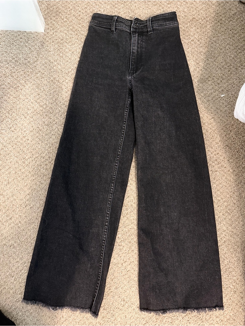 Billabong Black Wide-Leg High-Rise Jeans - Picture 2 of 8